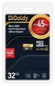 DIGOLDY 32GB microSDHC Class 10 UHS-1 Extreme [DG032GCSDHC10UHS-1-ElU1 w]