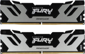 Память DDR5 2x16Gb 7200MHz Kingston KF572C38RSK2-32 Fury Renegade Silver XMP RTL Gaming PC5-57600 CL38 DIMM 288-pin 1.45В kit single rank с радиаторо