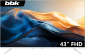Телевизор LED 43" BBK 43LEM-1041/FTS2C белый FHD