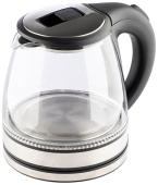 Чайник электрический Homestar HS-1052 1.2л 1500Вт прозрачный/черный