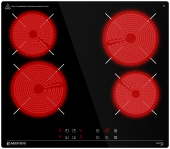 Электрическая варочная панель Meferi MEH604BK LIGHT черный