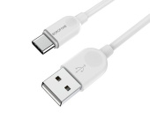 BOROFONE BX14 LinkJet USB-Type-C 3A 1.0m белый