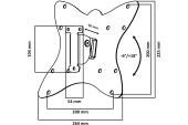 Кронштейн для телевизора LE'ster LST-201.02 for TV 10"- 55" vesa 200*200