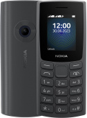 Мобильный телефон Nokia 110 (TA-1567) DS EAC 0.048 черный моноблок 2Sim 1.8" 240x320 Series 30+ 0.3Mpix GSM900/1800 Protect MP3 FM Micro SD max32Gb