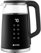 Чайник электрический Vitek VT-8827 1.7л. 2200Вт черный