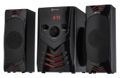 Колонки Оклик OK-432 2.1 черный 25Вт BT