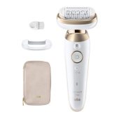 Эпилятор Braun SES9-011 скор.:2 насадки:3 аккум. розовое золото