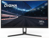 Монитор Digma 27" Overdrive 27A510Q черный VA LED 1ms 16:9 HDMI M/M матовая 300cd 178гр/178гр 2560x1440 165Hz G-Sync FreeSync DP 2K USB 5.8кг