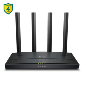 Wi-Fi роутер TP-Link Archer AX12 AX1500 10/100/1000BASE-TX черный