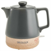 Чайник электрический Delta LUX DE-1014 1л 1200Вт черный