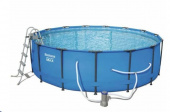 BESTWAY Бассейн каркасный, 457х122см, 16015л, полный комплект, 56438 107-118