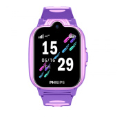 Смарт-часы Philips Kids W6610 1.69" IPS корп.розовый рем.розовый (CTW6610PK/00)
