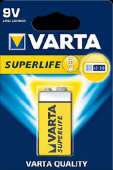VARTA Крона 6F22 BL1 SUPER LIFE HEAVY DUTY 9V (2022) (2022101411)