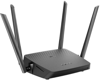 Wi-Fi роутер D-Link DIR-X1510/RU/R1A AX1500 10/100/1000BASE-TX черный