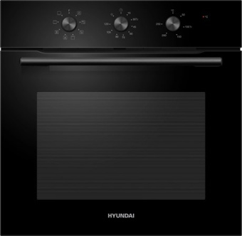 Духовой шкаф Электрический Hyundai HEO 66412 BG черный