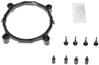 Устройство охлаждения(кулер) ID-Cooling DK-01T Soc-AM4/1151/1200 3-pin 24dB Al 95W 195gr Ret