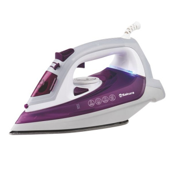 Утюг Sakura SA-3060CWP 2400Вт белый/пурпурный