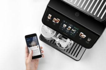 Кофемашина Delonghi ECAM450.86.T 1450Вт черный/серебристый