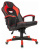 Кресло игровое Zombie GAME 16 черный/красный текстиль/эко.кожа крестов. пластик