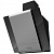 Вытяжка каминная Krona Talli 600 inox/black glass 3P нержавеющая сталь/черный