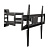 Кронштейн для телевизора Kromax CORBEL-11 титан 32"-75" макс.45кг настенный поворот и наклон (90595)