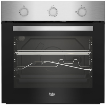 Газовый духовой шкаф Beko BBIGT21100X черный/серебристый