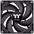 Вентилятор Thermaltake CT120 черный 4-pin 25.8dB Ret (CL-F147-PL12BL-A)