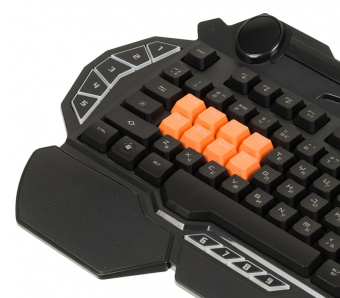 Клавиатура A4Tech Bloody B318 черный USB Multimedia for gamer LED (подставка для запястий)