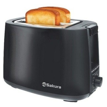 Тостер Sakura SA-7612BK Elegant 750Вт черный