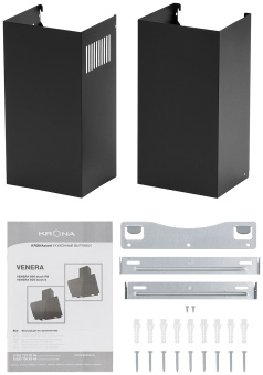 Вытяжка Krona VENERA 600 black S черный