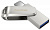 Флеш Диск Sandisk 128Gb Ultra Dual Drive Luxe SDDDC4-128G-G46 USB3.1 серебристый