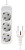 CADENA 3 гн MID 1,5м сз ПВС 3*1 10А белый