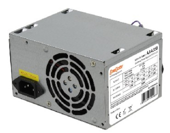EXEGATE SPECIAL AAA350 (350W, ATX, 8CM FAN, 24P+4P, 2*SATA, 1*IDE)