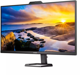 Монитор Philips 27" 27E1N5600HE черный IPS LED 1ms 16:9 HDMI M/M Cam матовая HAS Pivot 300cd 178гр/178гр 2560x1440 DisplayPort Ultra HD 2K (1440p) USB 6.57кг