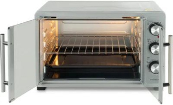 Мини-печь Hyundai MIO-HY077 30л. 1500Вт серебристая
