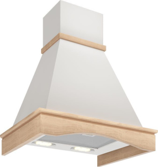 Вытяжка каминная Elikor Вилла 60П-650-П3Л бежевый управление: ползунковое (1 мотор)