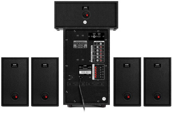 Колонки Sven HT-210 5.1 черный 125Вт