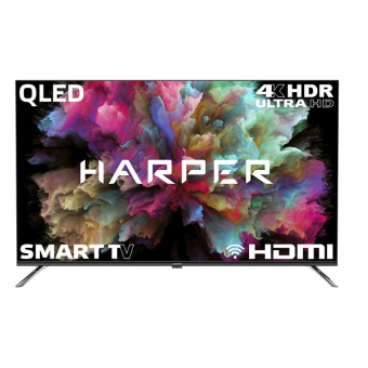 Телевизор Harper 50Q850TS черный