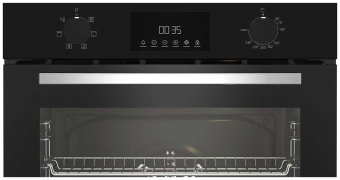 Встраиваемый электрический духовой шкаф Indesit IFE 3644 BL черный/серебристый