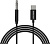 MORE CHOICE (4610196409844) UK28a AUX 3.5mm Type-C 1м Black