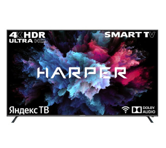 Телевизор Harper 75U750TS черный