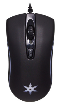 Мышь Оклик 704G TOKUGAWA черный оптическая (1600dpi) USB (4but)