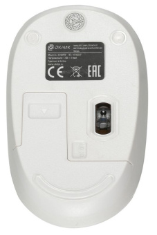 Мышь Оклик 505MW белый оптическая (1000dpi) беспроводная USB для ноутбука (3but)