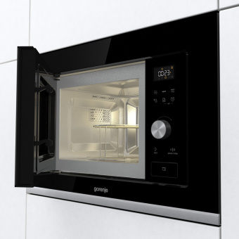 Встраиваемая микроволновая печь Gorenje BMX201AG1BG черный