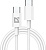 DEFENDER (87507) USB кабель F182 TypeC-TypeC 1м, 30 Вт, PD,TPE,белый