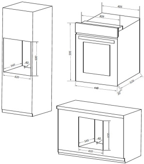 Духовой шкаф MAUNFELD EOEM519B