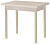 ЭЛЕГИЯ Стол обеденный раскладной ЛДСП ПН (Бесцветный (Лак),Ясень шимо светлый) (1 кор.)