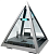 Корпус Azza Pyramid L черный/серебристый без БП ATX 6x120mm 2xUSB3.0 audio bott PSU