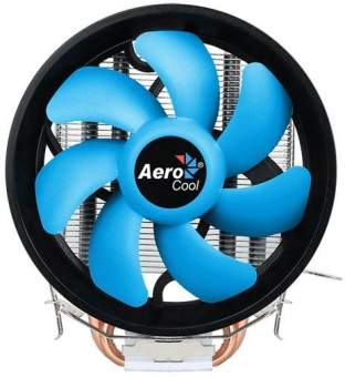Устройство охлаждения(кулер) Aerocool Verkho 2 Plus Soc-AM4/AM3+/1150/1151/1200 4-pin 18-27dB Al+Cu 115W 444gr Ret