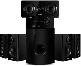 Колонки Sven HT-210 5.1 черный 125Вт